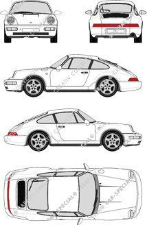Porsche 911 Coupé, ab 1990 (Pors_051)