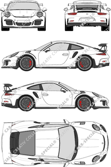 Porsche 911 Coupé, 2015–2017 (Pors_054)