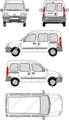 Renault Kangoo furgone, 1997–2003 (Rena_060)