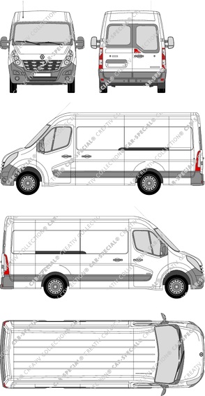 Renault Master furgone, 2010–2014 (Rena_345)