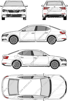 Škoda Superb, Limousine, 4 Doors (2015)