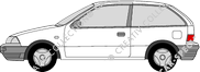 Subaru Justy Hatchback, 1996–2003