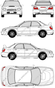 Subaru Impreza Limousine, 2002–2005 (Suba_019)