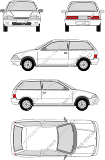 Suzuki Swift Kombilimousine, 2000–2003 (Suzu_015)