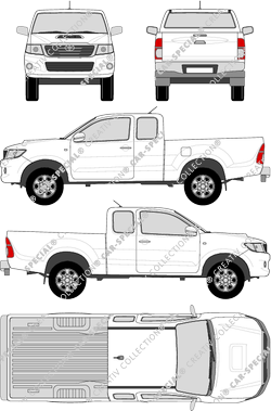 Toyota Hilux Pick-up, 2012–2015 (Toyo_166)