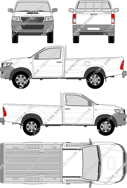 Toyota Hilux Pick-up, 2012–2015 (Toyo_167)
