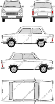 Sachsenring Trabant Limousine (Trab_001)