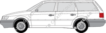 Volkswagen Passat Variant station wagon, 1988–1983