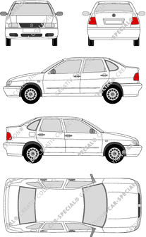 Volkswagen Polo Classic berlina, 1995–2001 (VW_035)