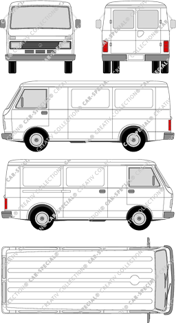 Volkswagen LT furgone, 1975–1996 (VW_050)