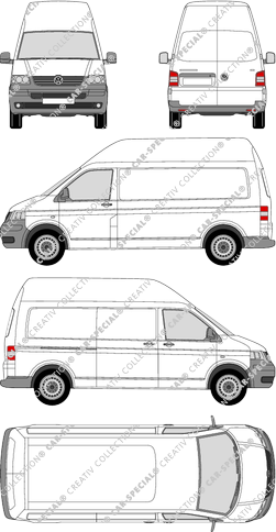 Volkswagen Transporter furgone, 2003–2009 (VW_139)
