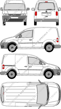 Volkswagen Caddy furgone, 2004–2010 (VW_239)