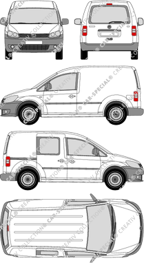 Volkswagen Caddy furgone, 2010–2015 (VW_334)