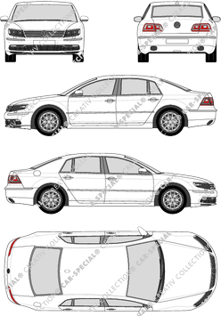 Volkswagen Phaeton Limousine, 2011–2014 (VW_413)