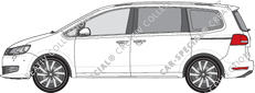 Volkswagen Sharan station wagon, 2015–2022