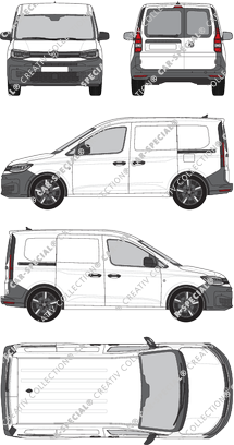 Volkswagen Caddy furgone, attuale (a partire da 2020) (VW_846)