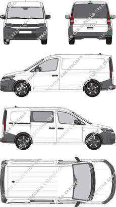Volkswagen Caddy furgone, attuale (a partire da 2020) (VW_864)