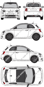 Abarth 500e, aktuell (seit 2023) (Abar_009)
