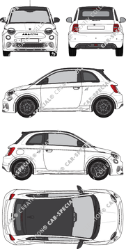 Abarth 500e, aktuell (seit 2023) (Abar_010)