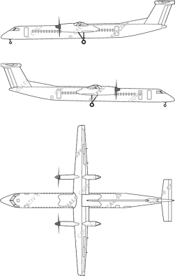 Bombardier Q400, à partir de 2009 (Air_037)