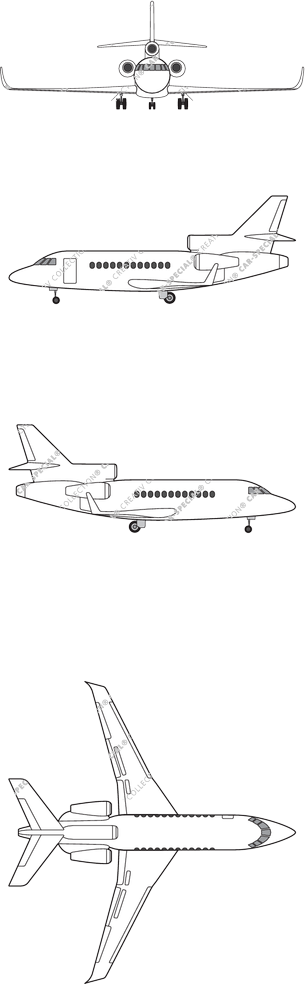 Dassault Aviation Falcon 900LX, a partire da 2009 (Air_081)