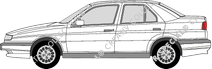 Alfa Romeo 155 berlina, 1992–1998