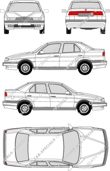 Alfa Romeo 155 Limousine, 1992–1998 (Alfa_003)