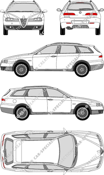 Alfa Romeo 156 Crosswagon combi, 2004–2007 (Alfa_020)