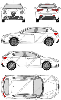 Alfa Romeo Giulietta, Hatchback, 5 Doors (2010)