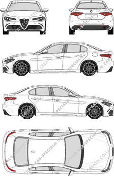 Alfa Romeo Giulia Limousine, aktuell (seit 2016) (Alfa_032)