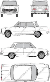 Alfa Romeo Giulia Limousine, 1962–1978 (Alfa_034)