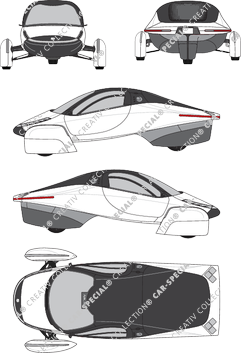 Aptera Motors Luna Coupé, aktuell (seit 2022) (Apte_001)