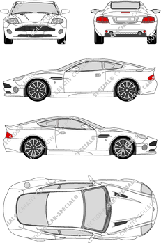 Aston Martin Vanquish S, S, Coupé, 2 Doors (2001)