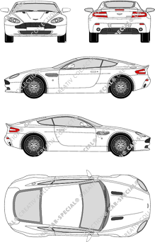 Aston Martin Vantage V8, V8, Coupé, 2 Doors (2005)