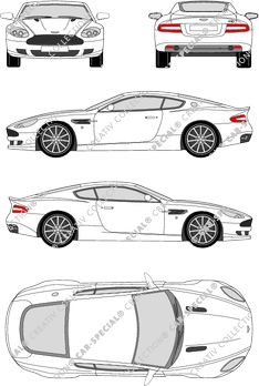 Aston Martin DB9 Coupé, 2004–2008 (Asto_003)