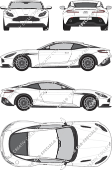 Aston Martin DB11 Coupé, actual (desde 2016) (Asto_005)