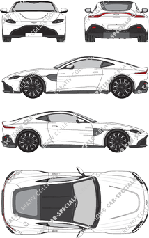 Aston Martin Vantage Coupé, attuale (a partire da 2018) (Asto_006)