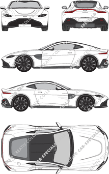 Aston Martin Vantage Coupé, actueel (sinds 2018) (Asto_006)