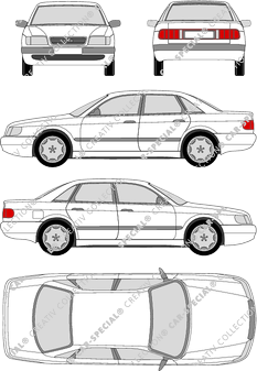 Audi 100, 1990–1994 (Audi_003)