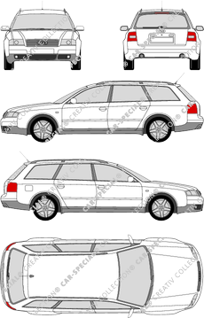 Audi A6 Avant combi, 1998–2001 (Audi_027)