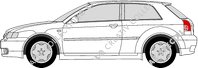 Audi S3 Hatchback, 2001–2003