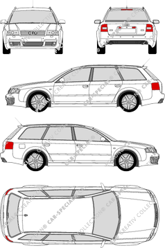 Audi RS6 Avant combi, 2002–2008 (Audi_031)
