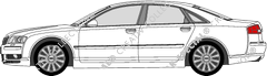 Audi A8 limusina, 2002–2010