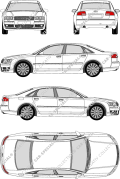 Audi A8, Limousine, 4 Doors (2002)