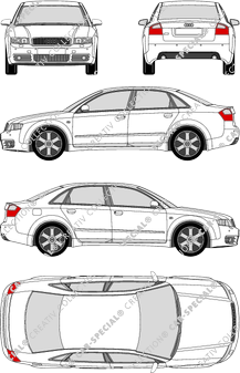 Audi S4 limusina, 2003–2004 (Audi_034)