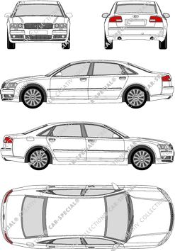 Audi A8 berlina, 2003–2010 (Audi_036)