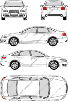 Audi A6 limusina, 2004–2008 (Audi_037)