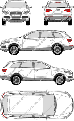 Audi Q7 station wagon, 2005–2015 (Audi_044)