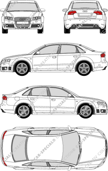 Audi RS4, limusina, 4 Doors (2005)