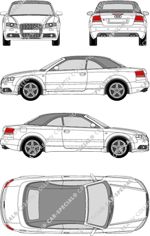 Audi S4, Cabriolet, 2 Doors (2005)